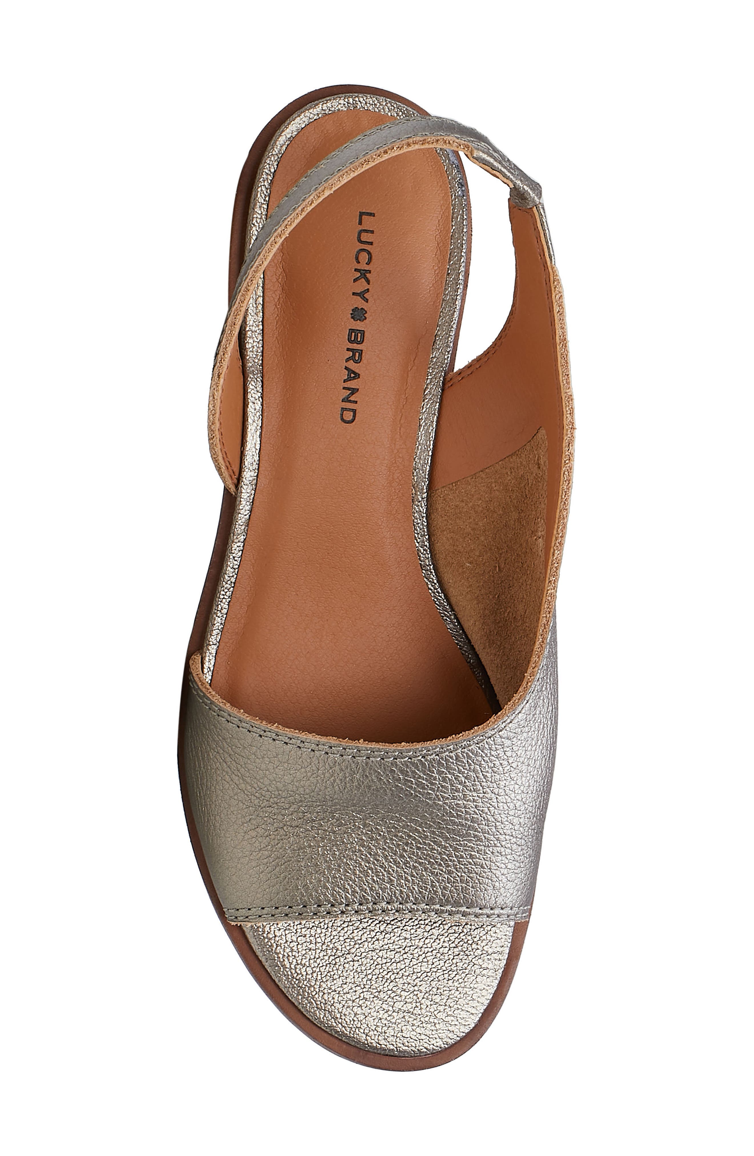 Lucky Brand Safello Asymmetric Slingback Sandal, Alternate, color, 