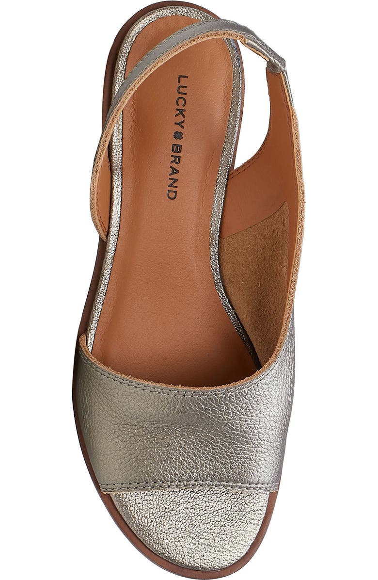 Lucky Brand Safello Asymmetric Slingback Sandal, Alternate, color,