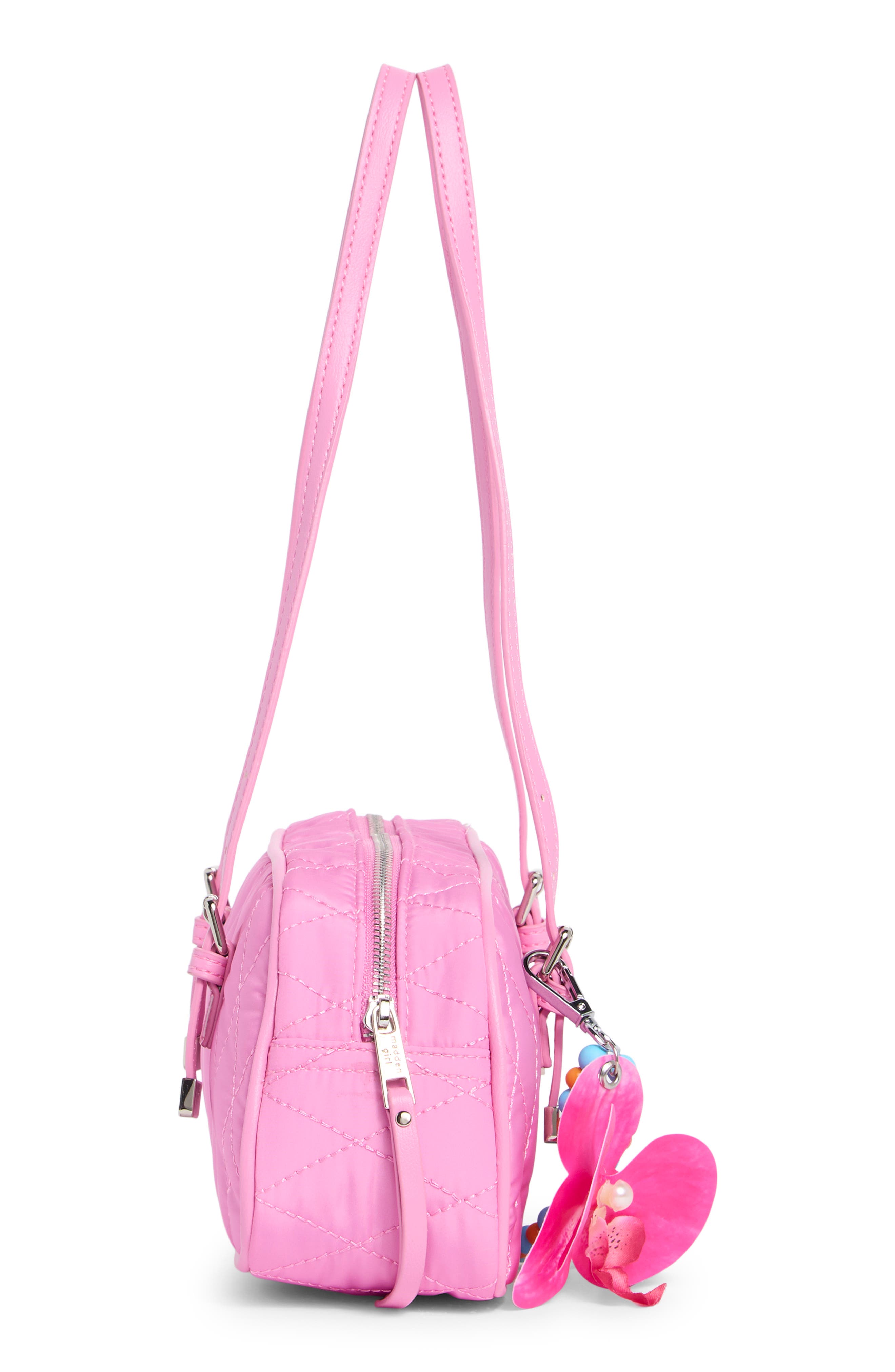 Quilted E/W Shoulder Bag, Alternate, color, ORCHID