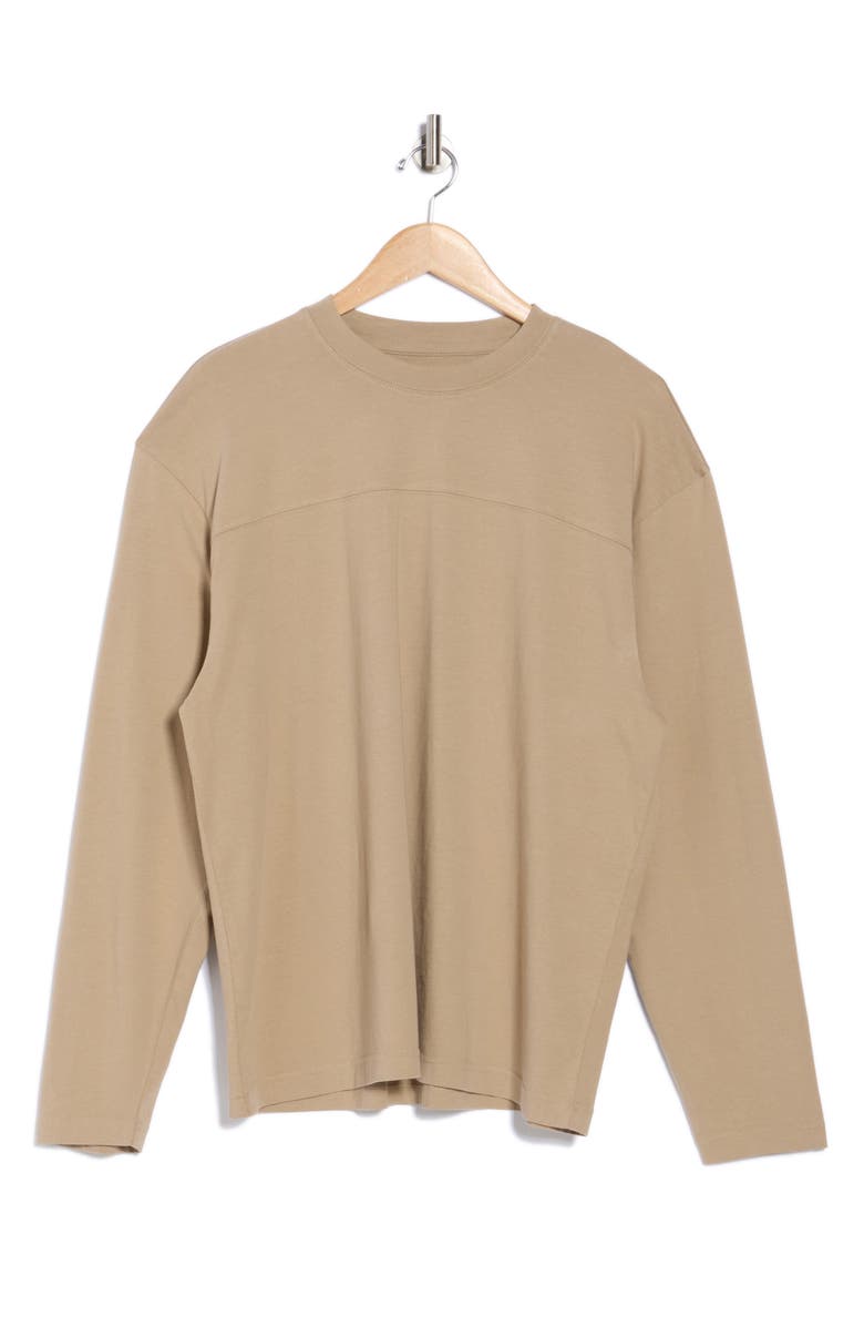 Abound Oversize Cotton Rugby Shirt, Alternate, color, Tan Teak