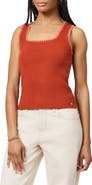 Scotch & Soda Embroidered Trim Sweater Tank