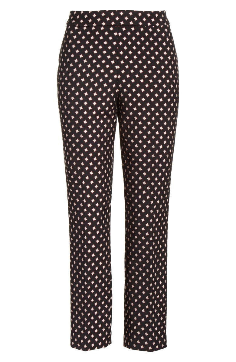 Kate Spade New York cigarette pants, Alternate, color, Black