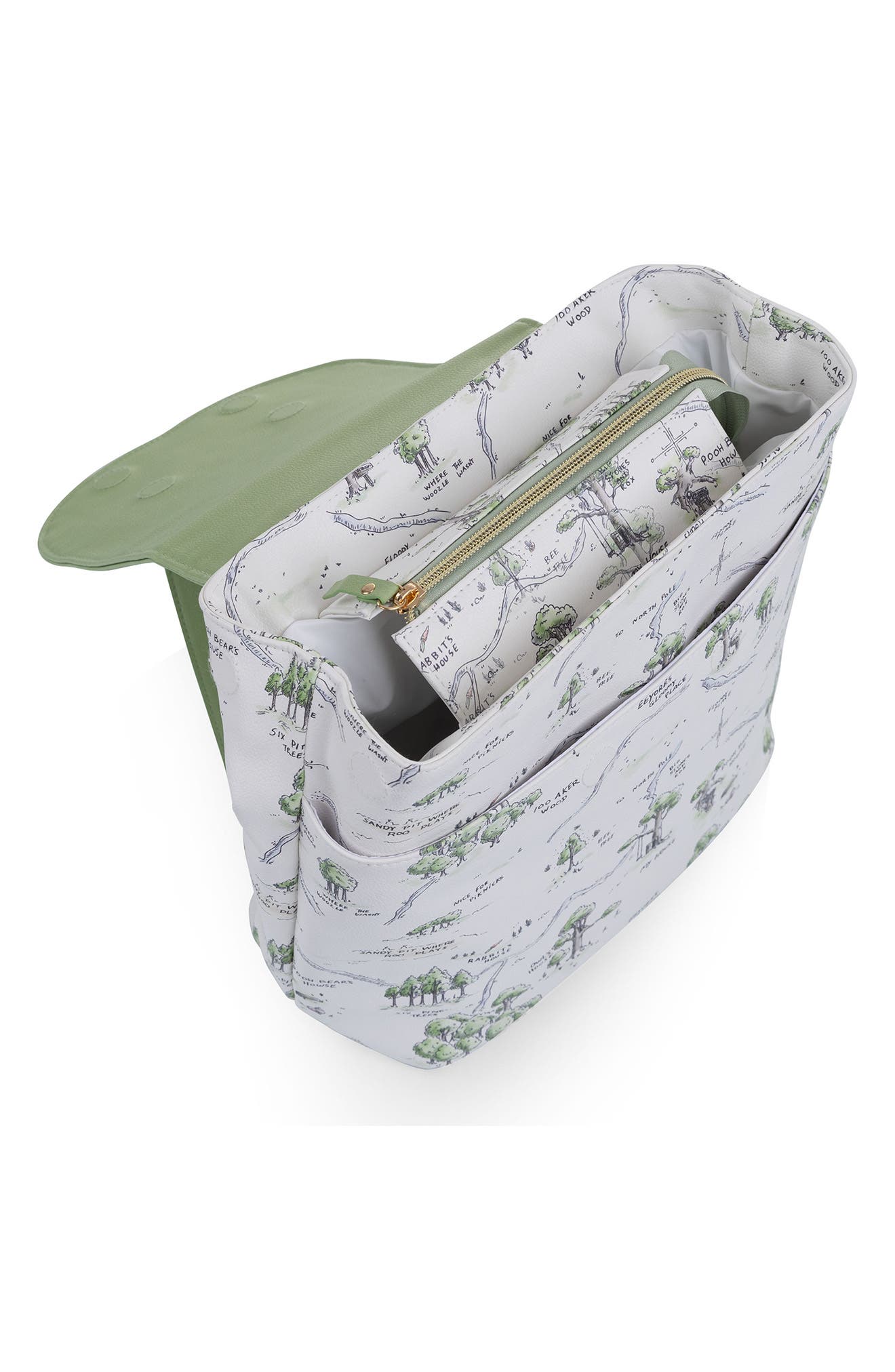 Downtown Mini Cooler Backpack, Alternate, color, WHITE