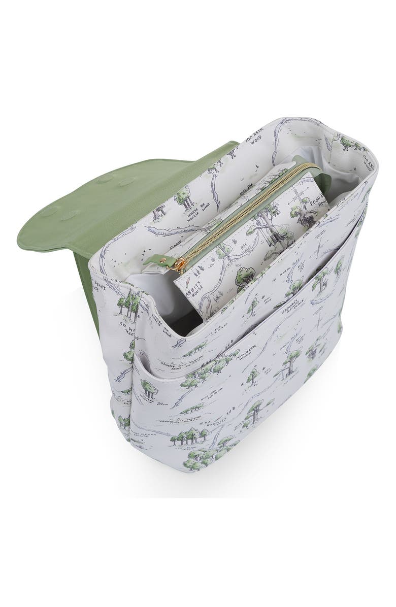 Picnic Time Winnie the Pooh Downtown Mini Cooler Backpack, Alternate, color, White