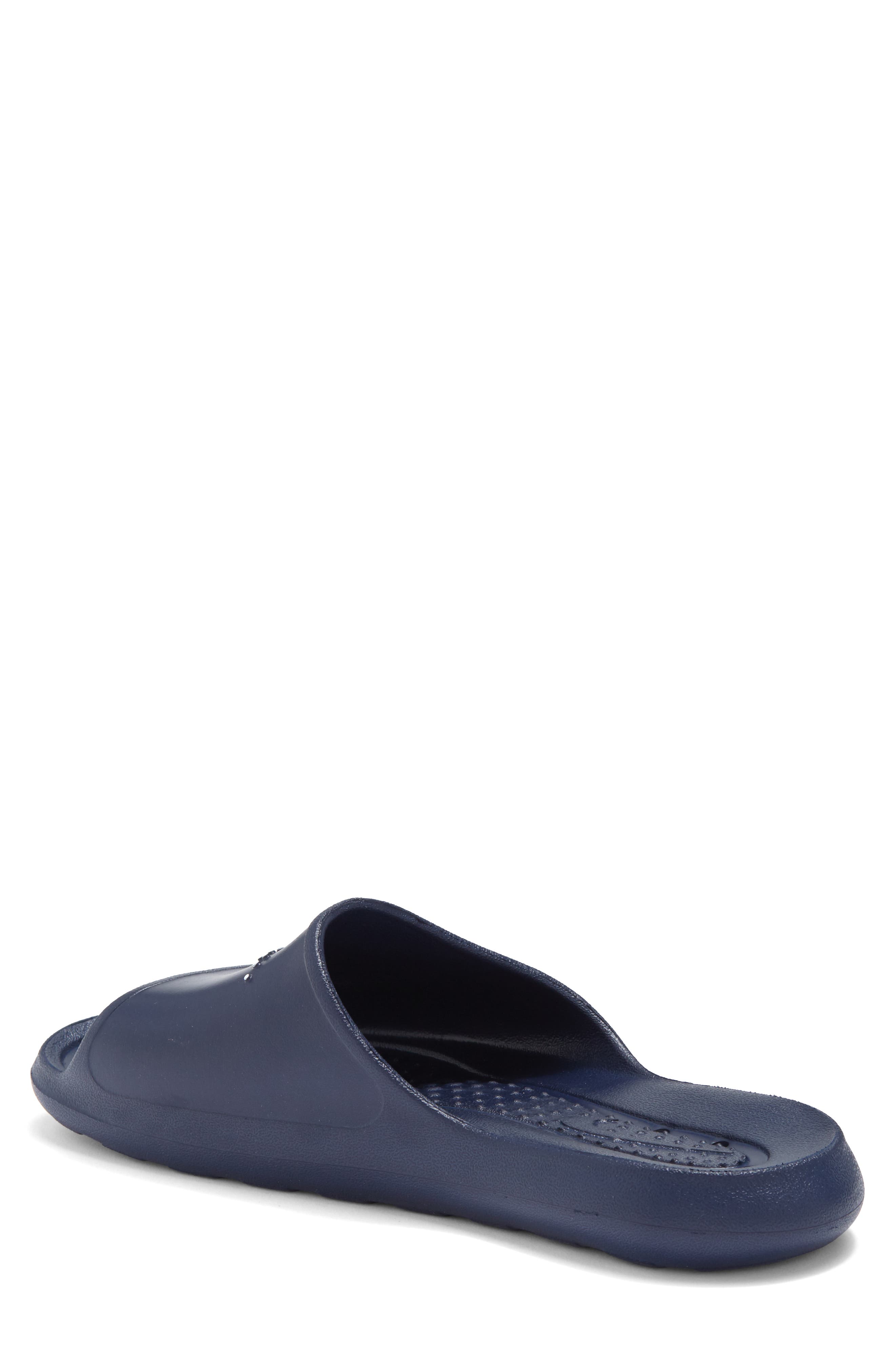 Victori One Shower Slide Sandal, Alternate, color, 400 MNNAVY/WHITE