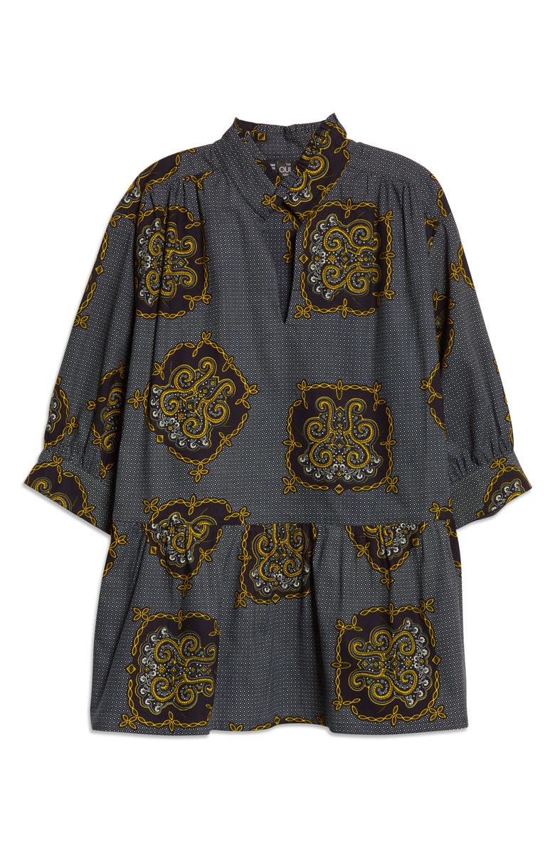 The Oula Company Curator Mix Print Cotton Tunic, Alternate, color, 