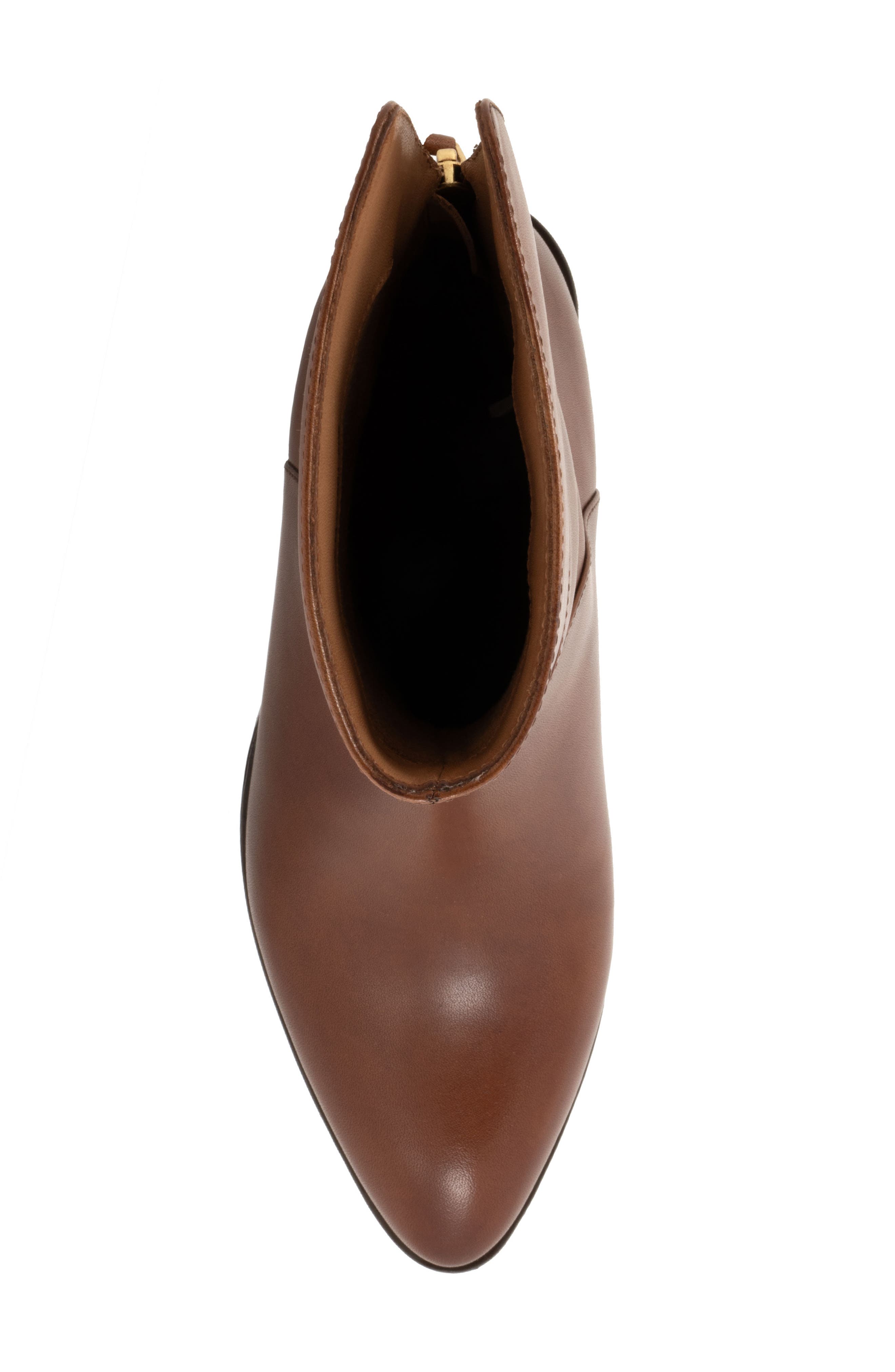 SoftWalk<sup>®</sup> Lawton Block Heel Bootie, Alternate, color, Cognac