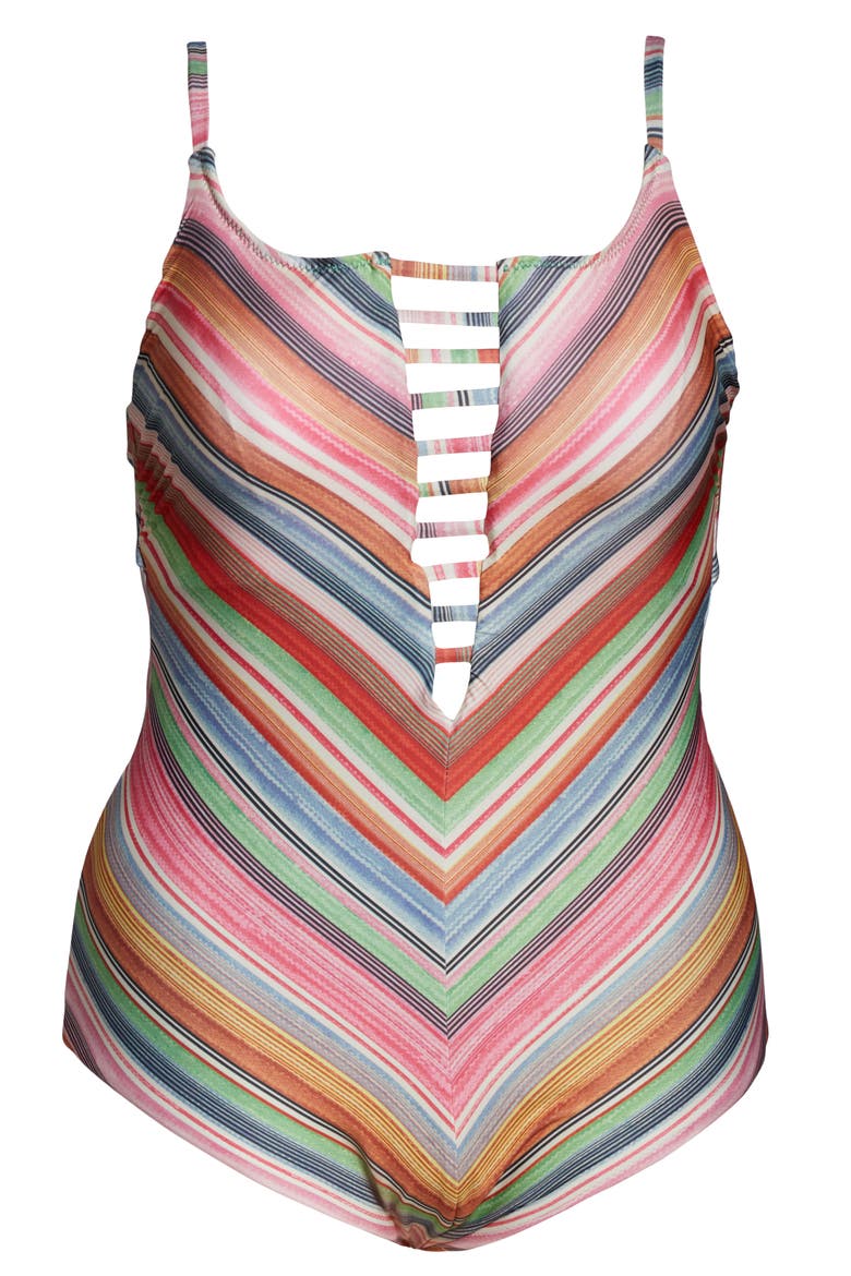 West Village One-Piece Swimsuit, Alternate, color, MULTI