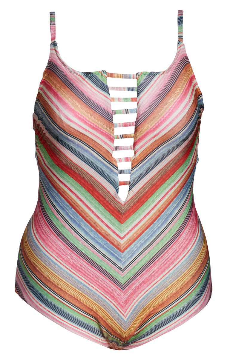 Becca Etc. West Village One-Piece Swimsuit, Alternate, color,