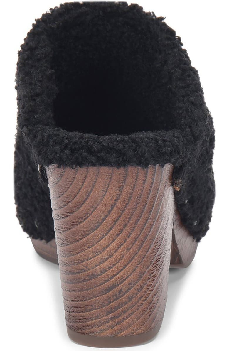 KORKS Footwear Faux Fur Teddy Clog, Alternate, color,