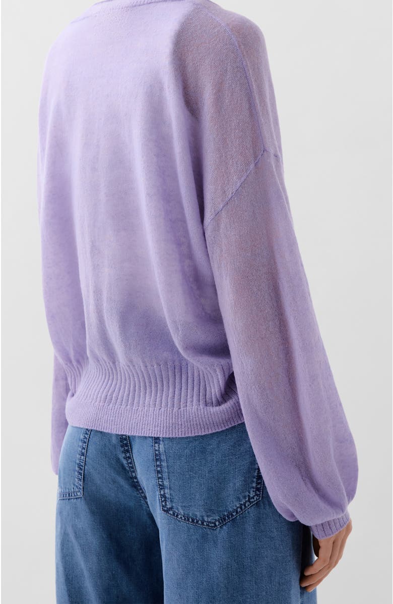 Scalpers Alpaca V Jumper, Alternate, color, Lilac