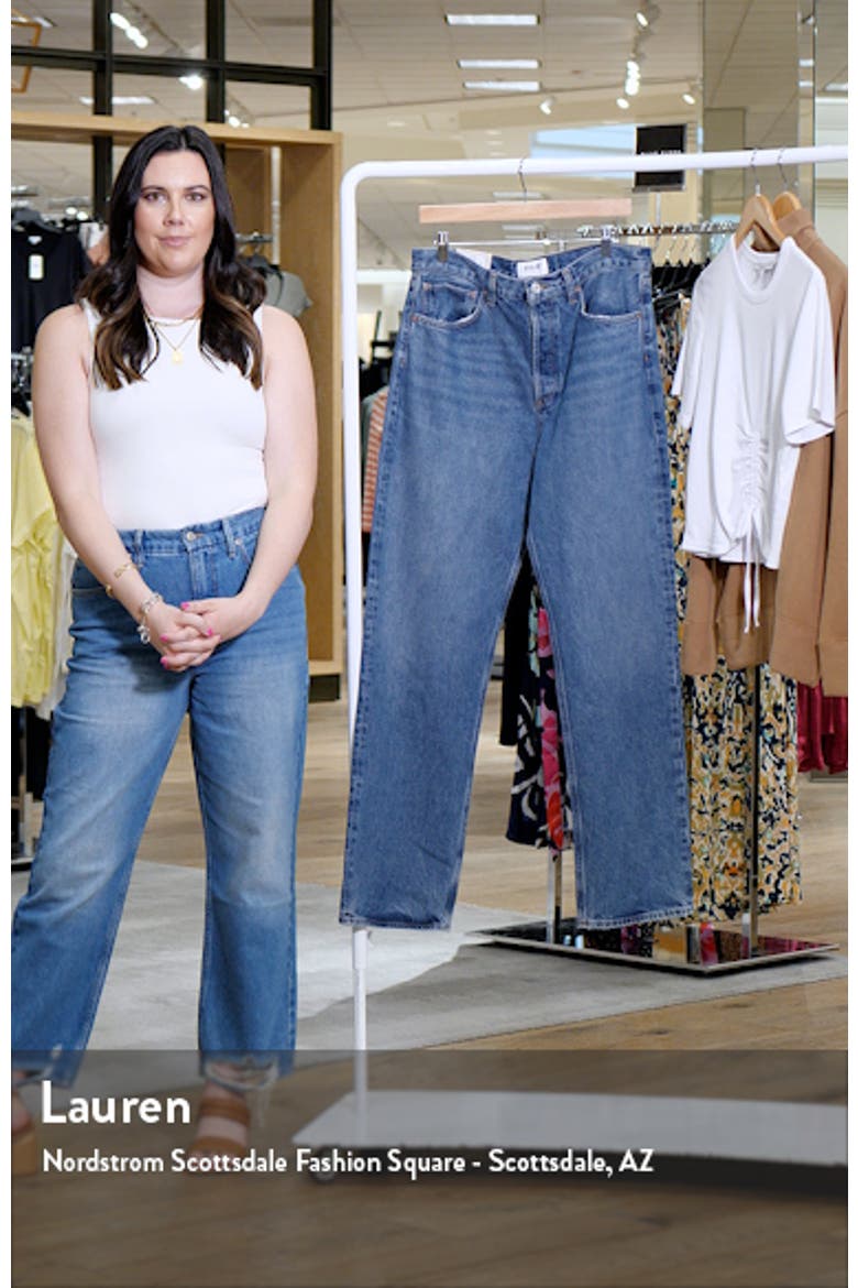Kelly Ultrahigh Waist Straight Leg Jeans video