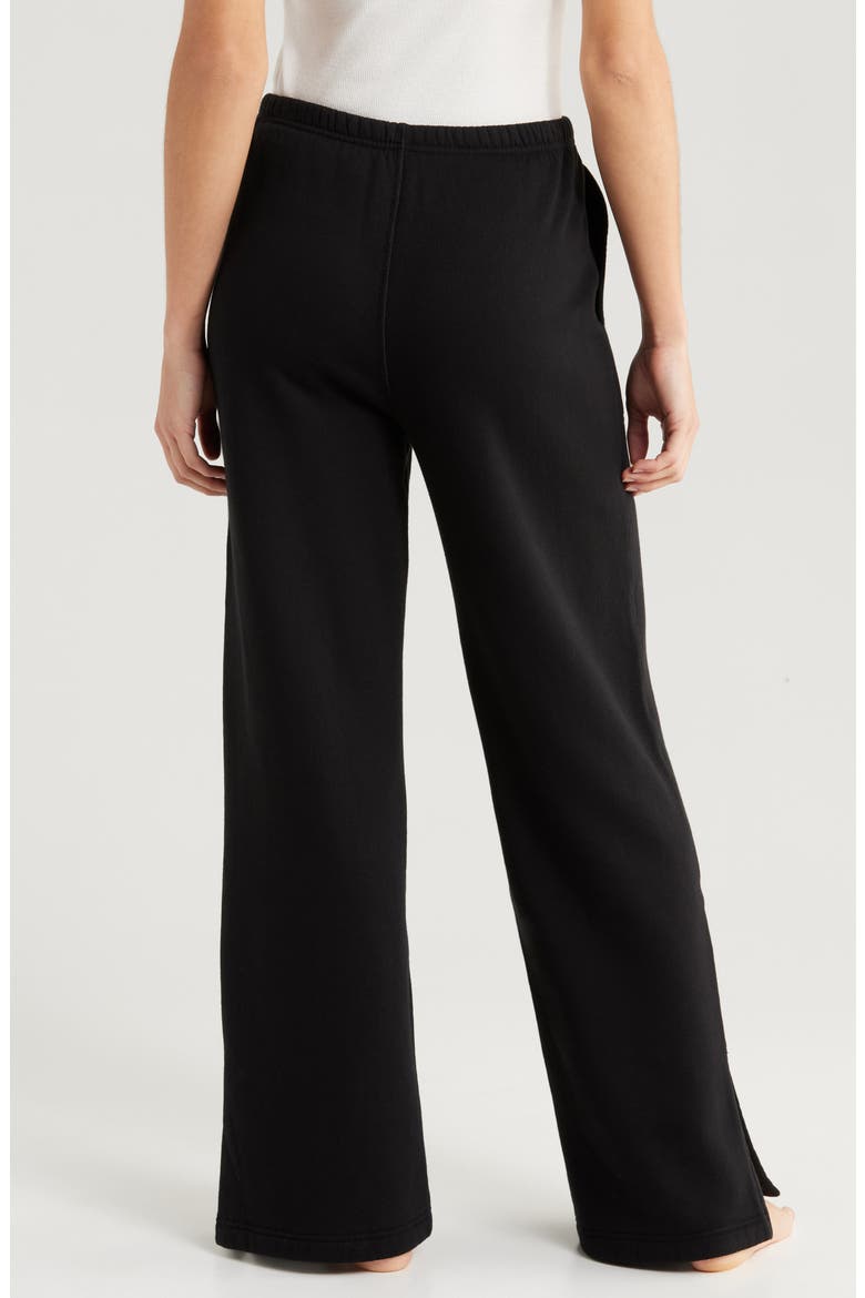Reversible Straight Leg Sweatpants, Alternate, color, IMMERSED BLACK