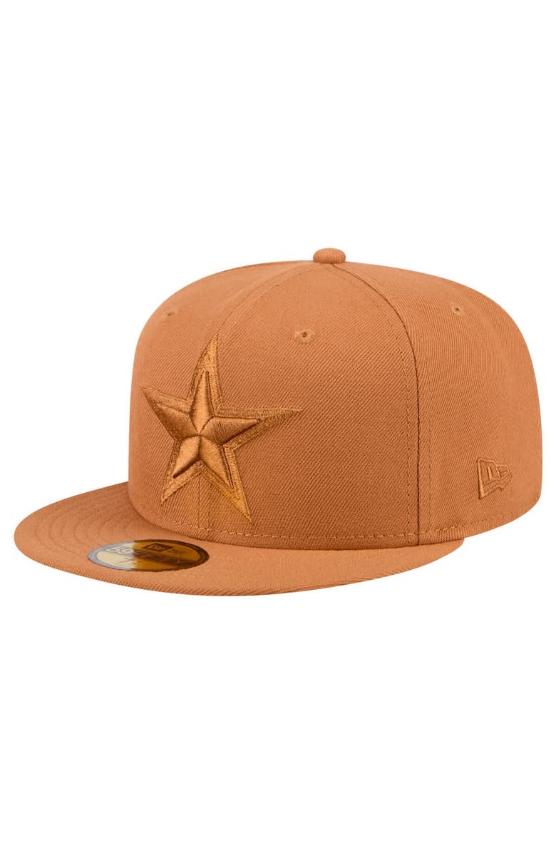 New Era Men's New Era Brown Dallas Cowboys Tonal Color Pack 59FIFTY Fitted Hat, Main, color, Brown