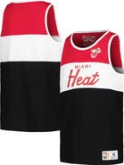 Mitchell & Ness Youth Mitchell & Ness Red/Black Miami Heat Hardwood Classics Special Script Tank Top