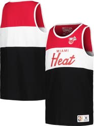 Mitchell & Ness Youth Mitchell & Ness Red/Black Miami Heat Hardwood Classics Special Script Tank Top