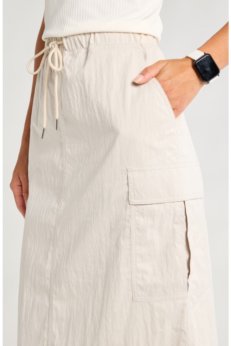 Boundless Cargo Maxi Skirt, Alternate, color, GREY MOONBEAM