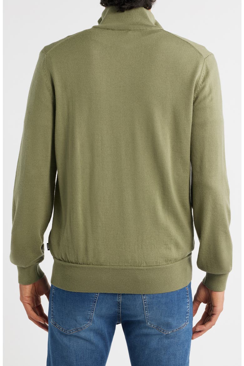 Illario Quarter Zip Sweater, Alternate, color, MEDIUM GREEN