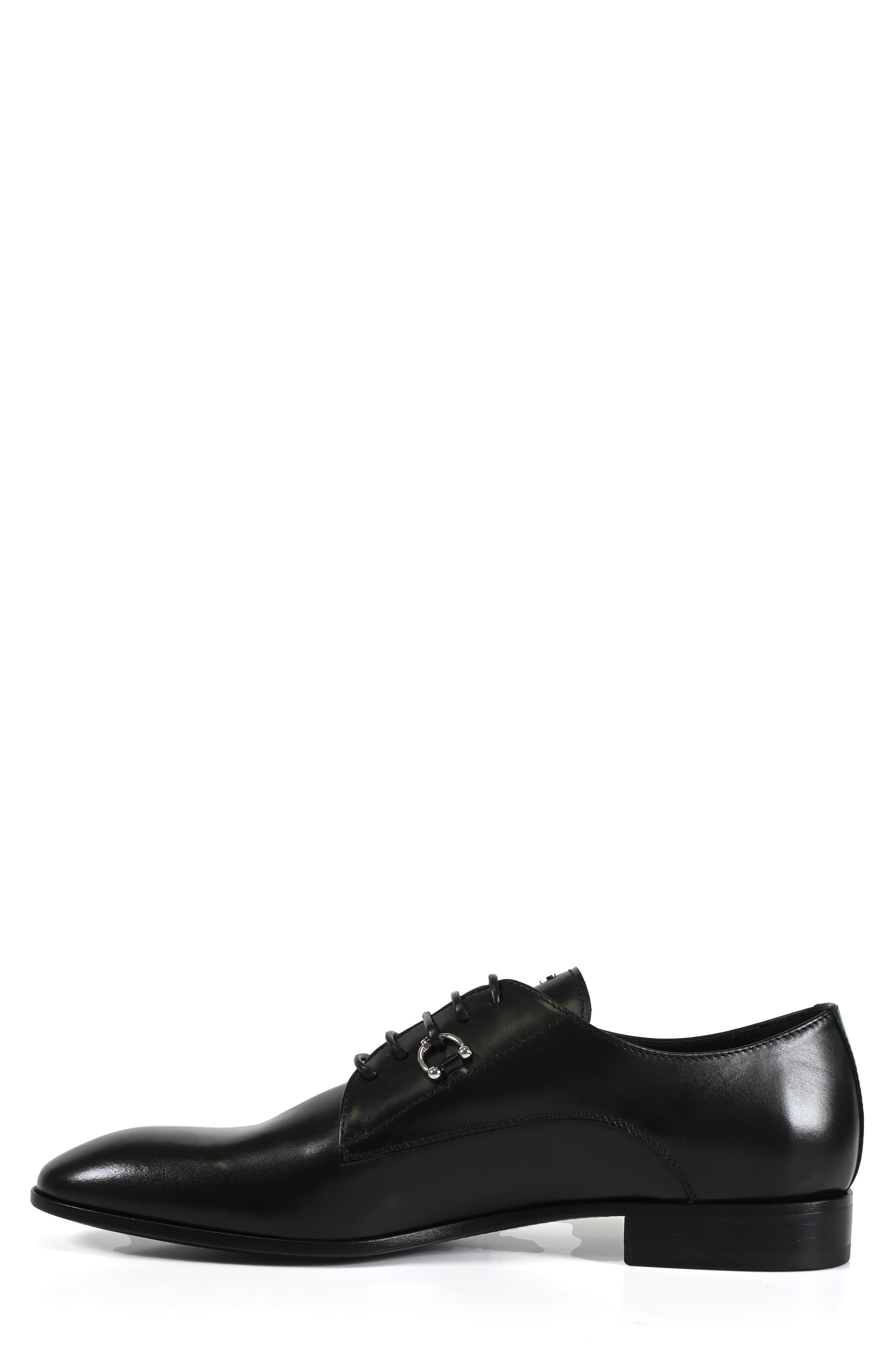 JOHN RICHMOND Plain Toe Derby, Alternate, color, Black