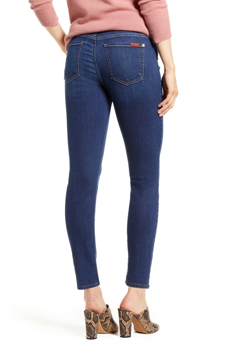 7 For All Mankind <sup>®</sup> b(air) Ankle Skinny Maternity Jeans, Alternate, color, 