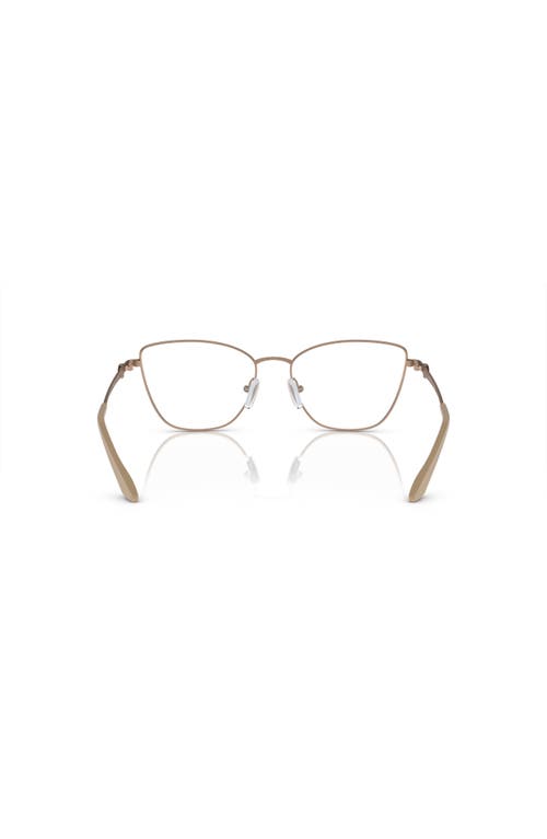 Armani Exchange 53mm Cat Eye Optical Glasses In Gold