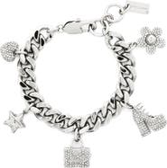 Marc Jacobs Mini Icon Pavé Charm Bracelet