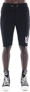 Cult of Individuality Graphic Cotton Sweat Shorts