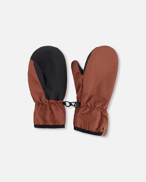 Boy Mid-Season Mittens in Recycled Polyester (Toddler, Little Kid & Big Kid)