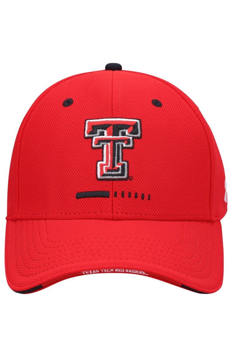 Under Armour Men's Under Armour Red Texas Tech Red Raiders Blitzing Accent Performance Adjustable Hat, Alternate, color,
