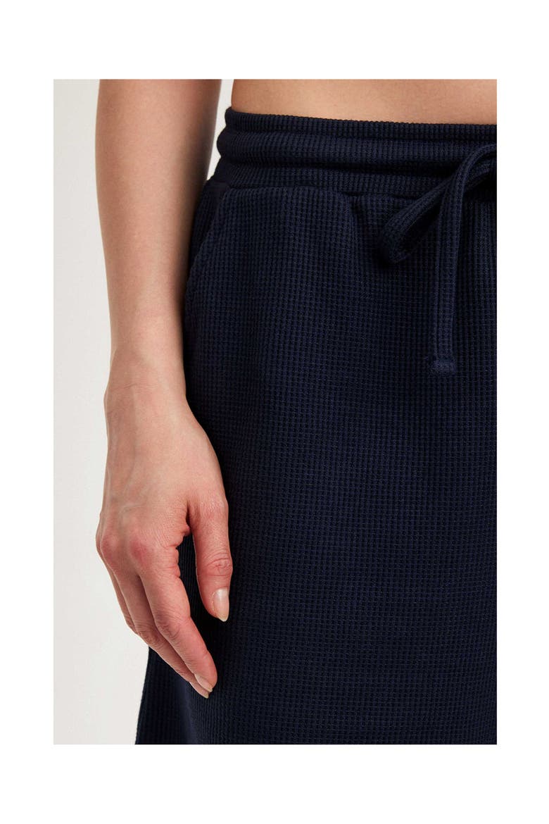 Summer Lounge Waffle Shorts, Alternate, color, Navy