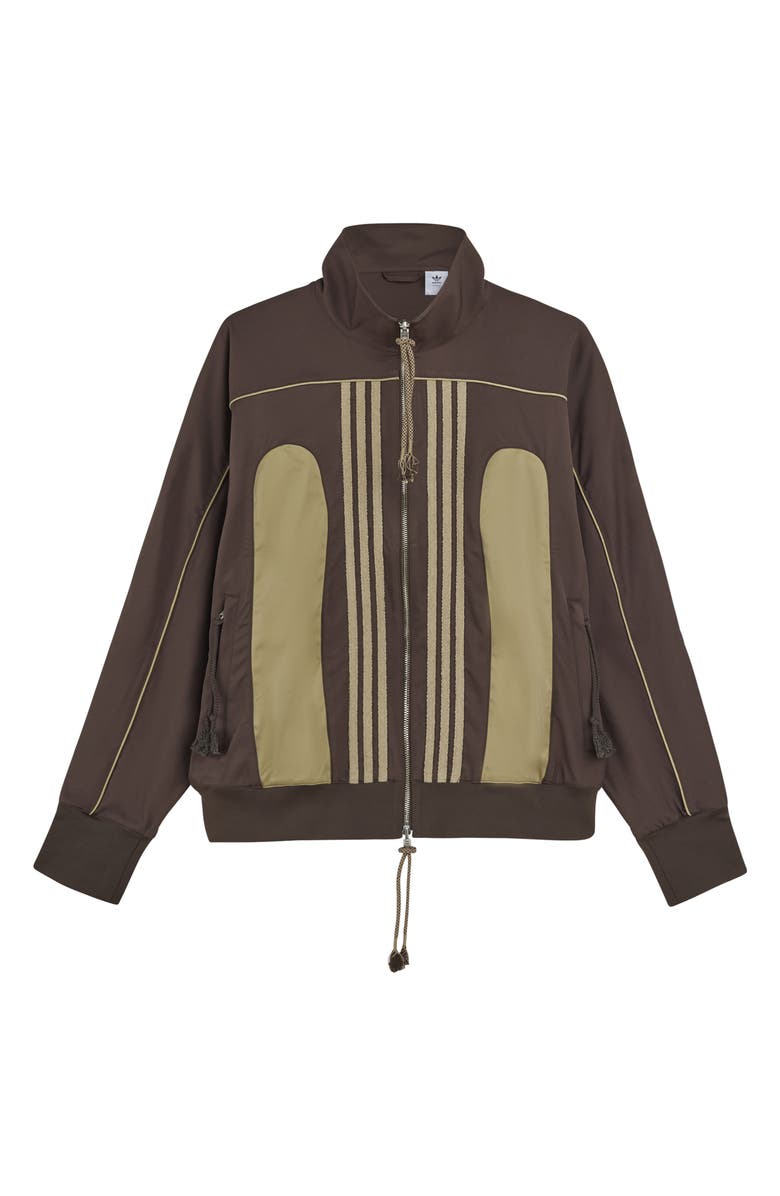 Adidas x Song For the Mute Gender Inclusive 3-Stripes Twill Track Jacket, Main, color, Brown
