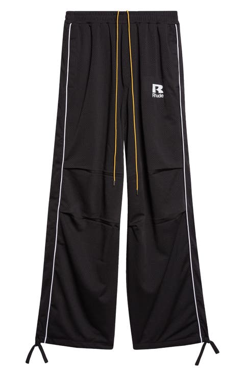 Piped Parachute Track Pants