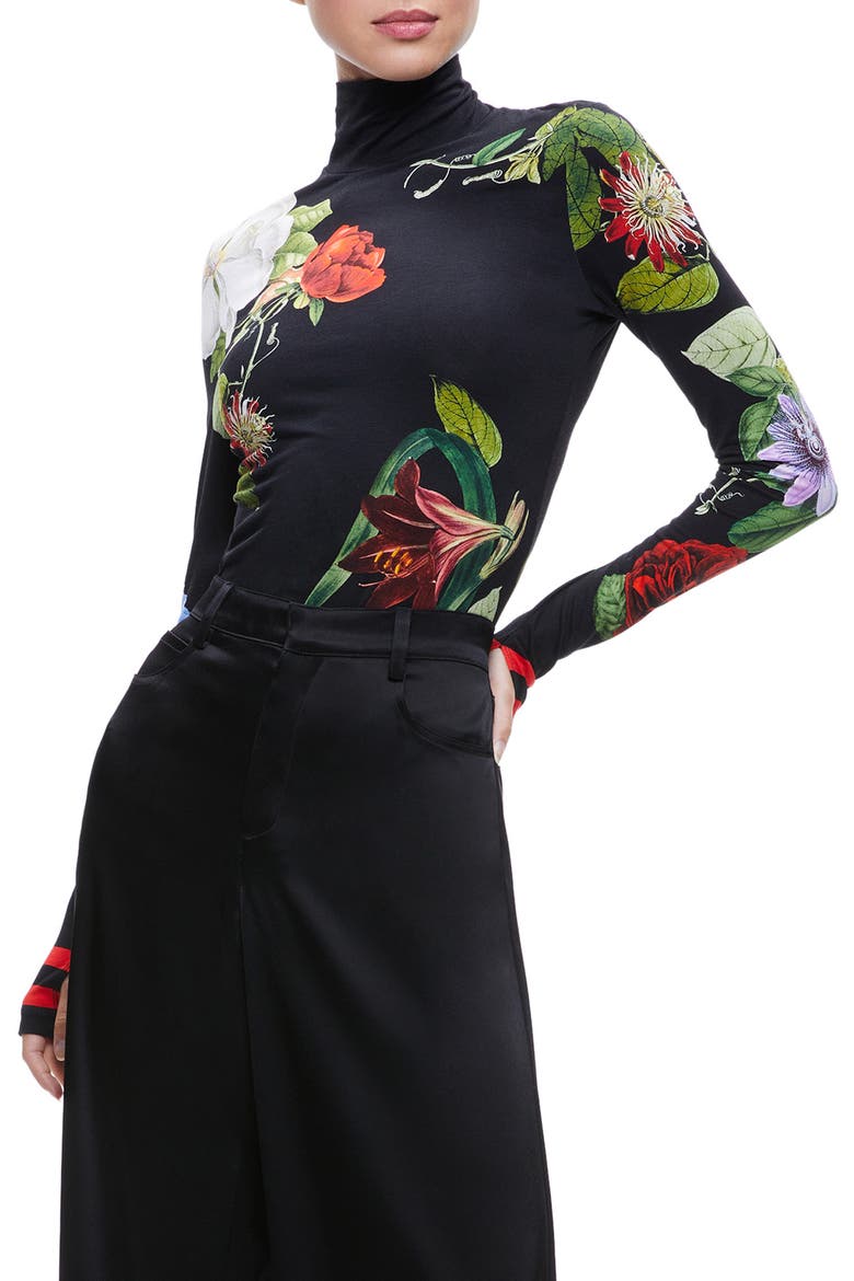 Delaina Turtleneck Top, Alternate, color, LUNCH DATE