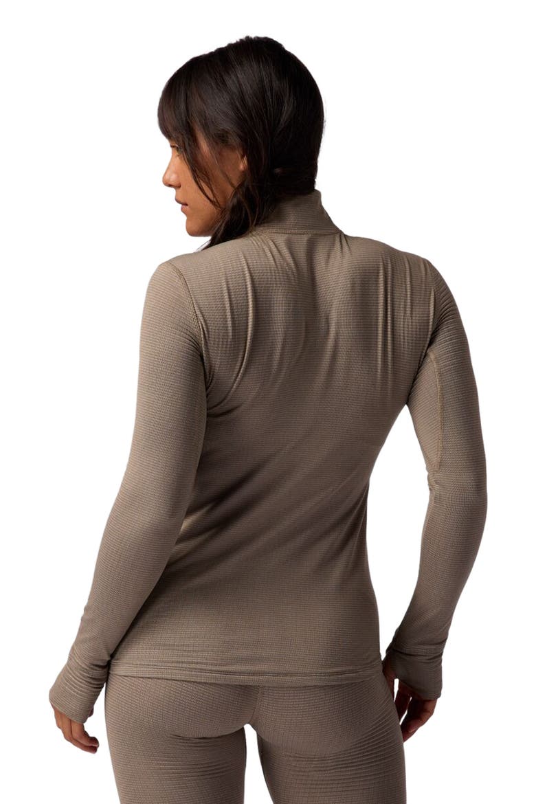 Pines Micrrid Ultra-Lt Baselayer 1/4-Zip Top - Women's, Alternate, color, Fallen Rock