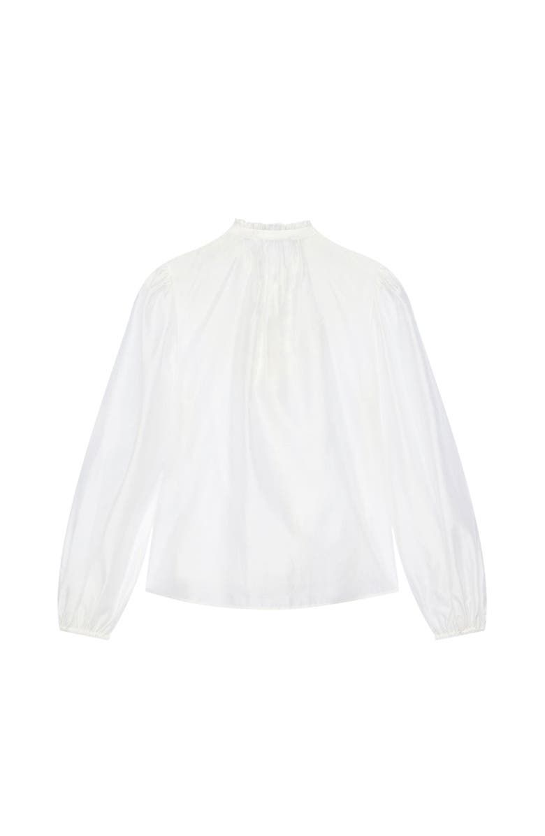 MINT VELVET Floral Cutwork Detail Blouse, Alternate, color, Ivory