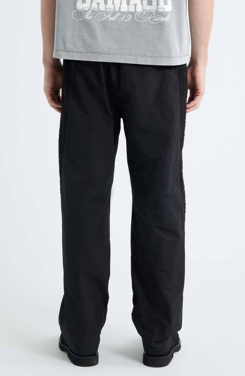 CRIMINAL DAMAGE Logo Appliqué Track Pants, Alternate, color, Black