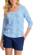 Tommy Bahama Ashley Isles Print Cotton Knit Top