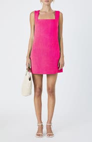 French Connection Birdie Square Neck Minidress