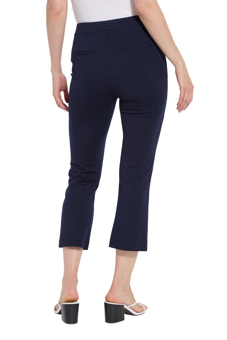 Chantae Split Ankle Kick Flare Pants, Alternate, color, TRUE NAVY