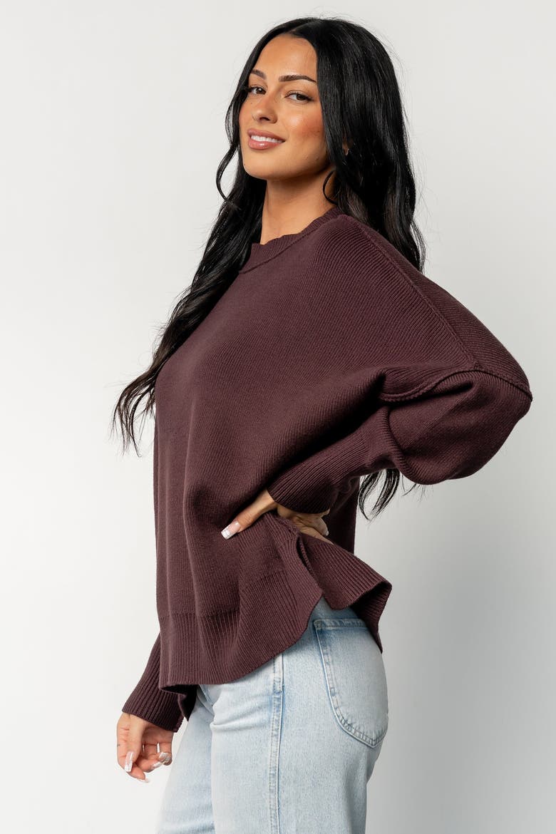 Jeremiah Knit Sweater, Alternate, color, Purple