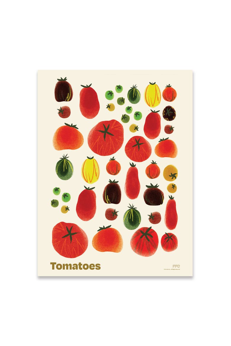 Tomato Family Reunion Giclée Print, Main, color, Multi