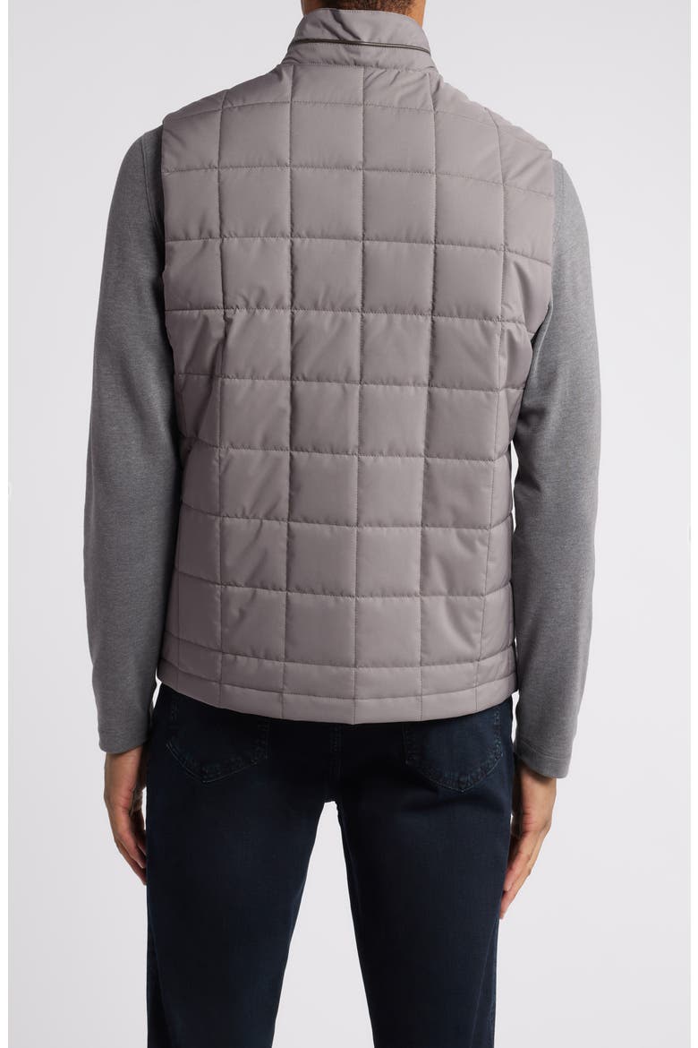 Box Quilt Vest, Alternate, color, GRAY