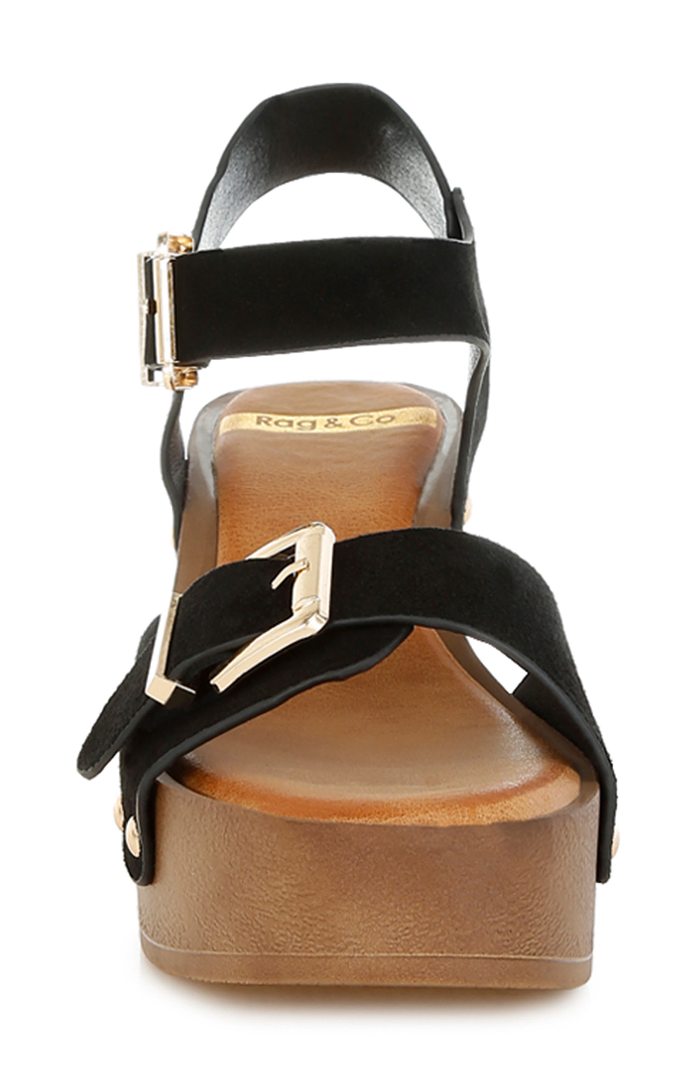 Rag & Co Lhasa Platform Sandal, Alternate, color, 