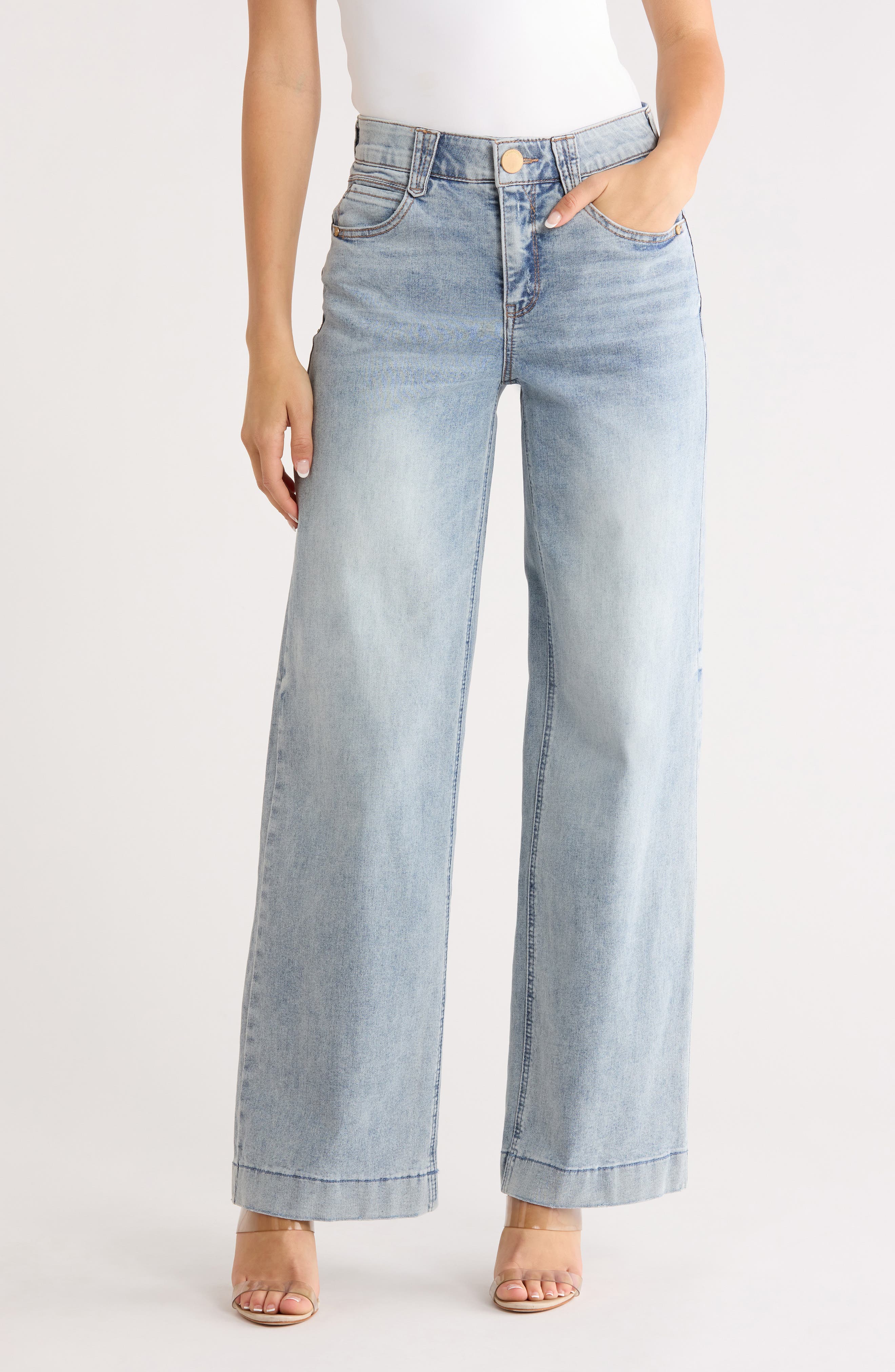 Democracy AbSolution High Waist Wide Leg Jeans