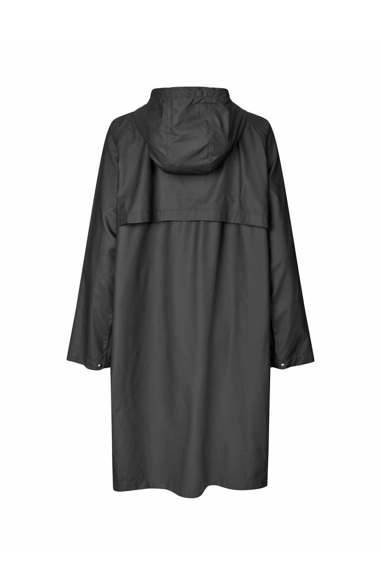 Masai Copenhagen MaTheia Long Sleeve Hooded Coat, Alternate, color, Black