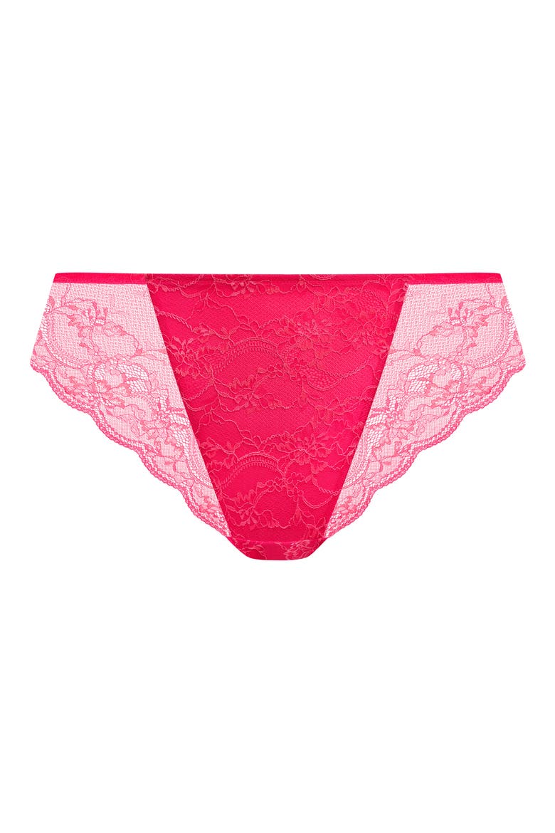 Darcie Brazilian Briefs, Alternate, color, AZALEA