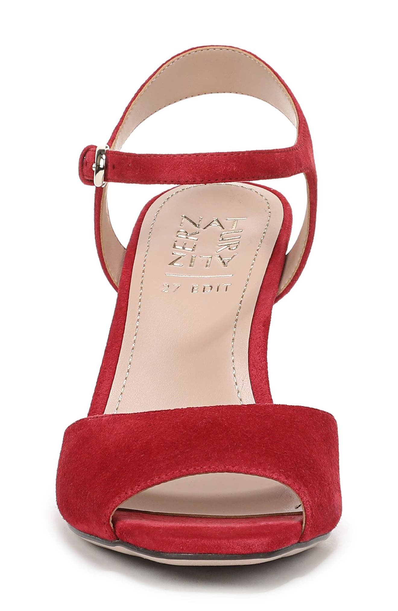 Autumn Ankle Strap Sandal, Alternate, color, HEART FLAME SUEDE