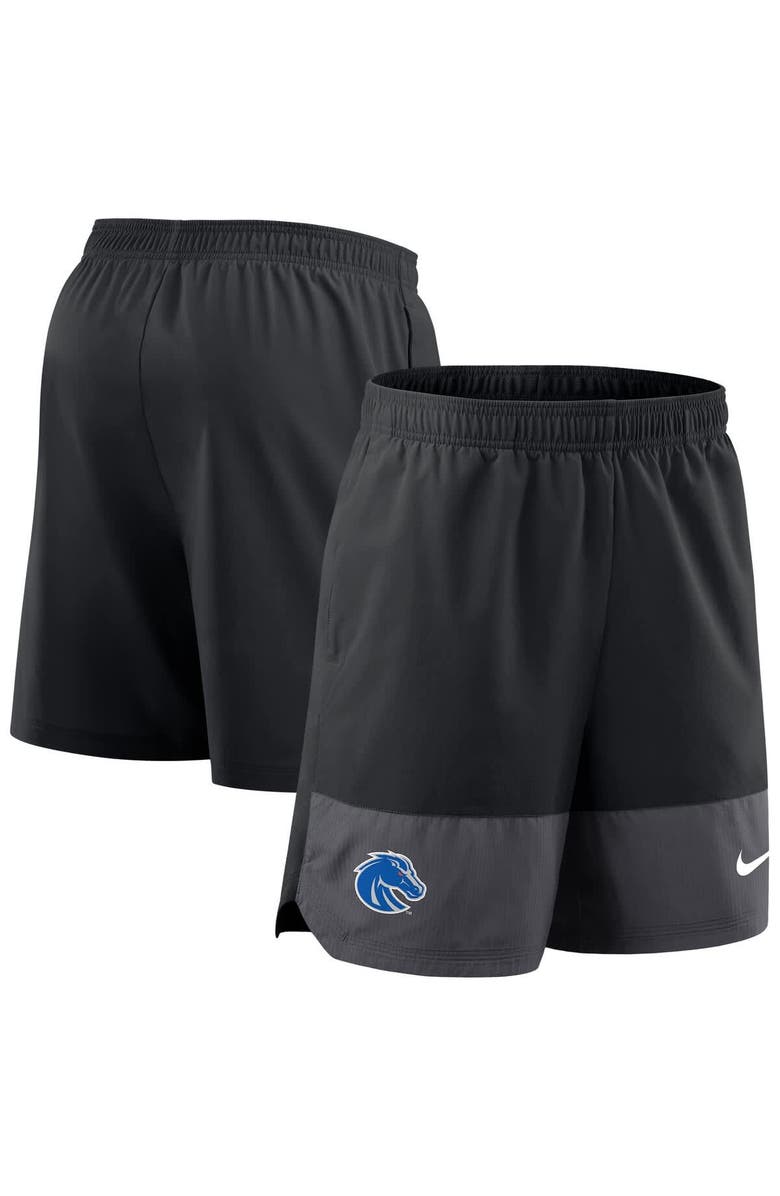 Nike Men's Nike Black Boise State Broncos 2025 Sideline Performance Shorts, Main, color, Black