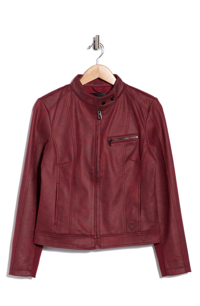 Desigual Woven Faux Leather Jacket, Alternate, color,