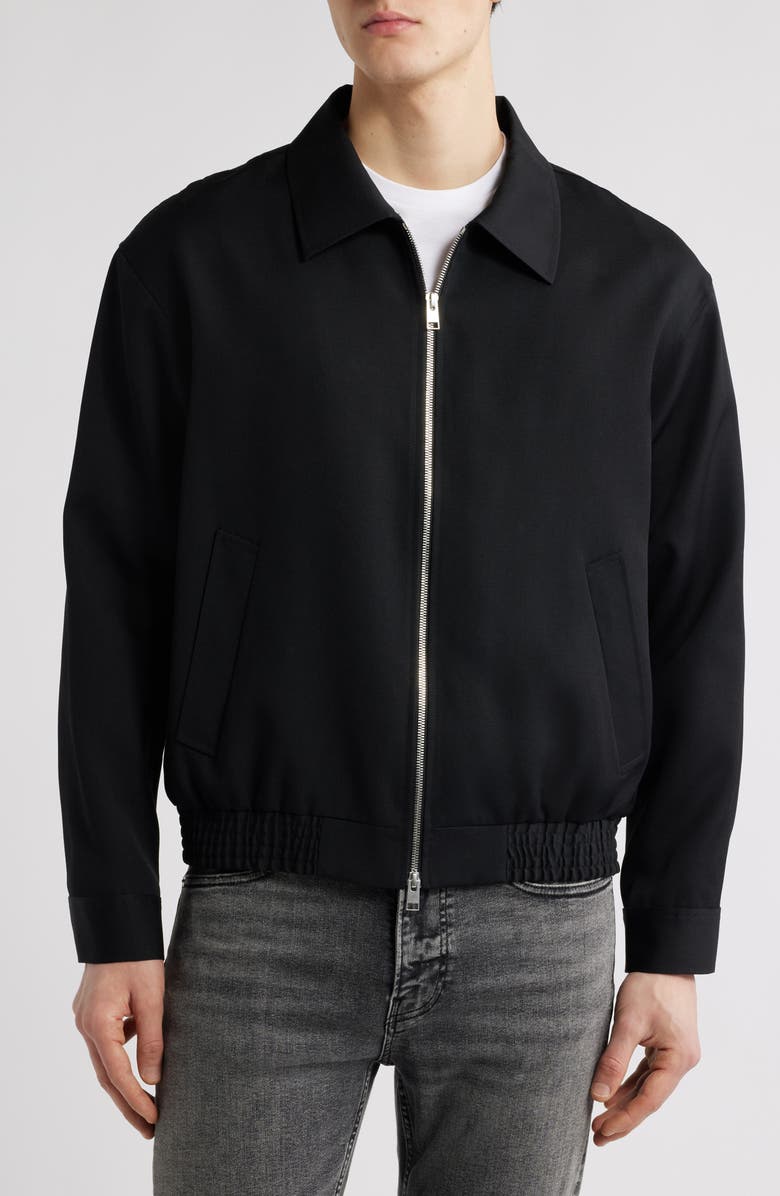 FRAME Wool Blouson Jacket, Alternate, color, 